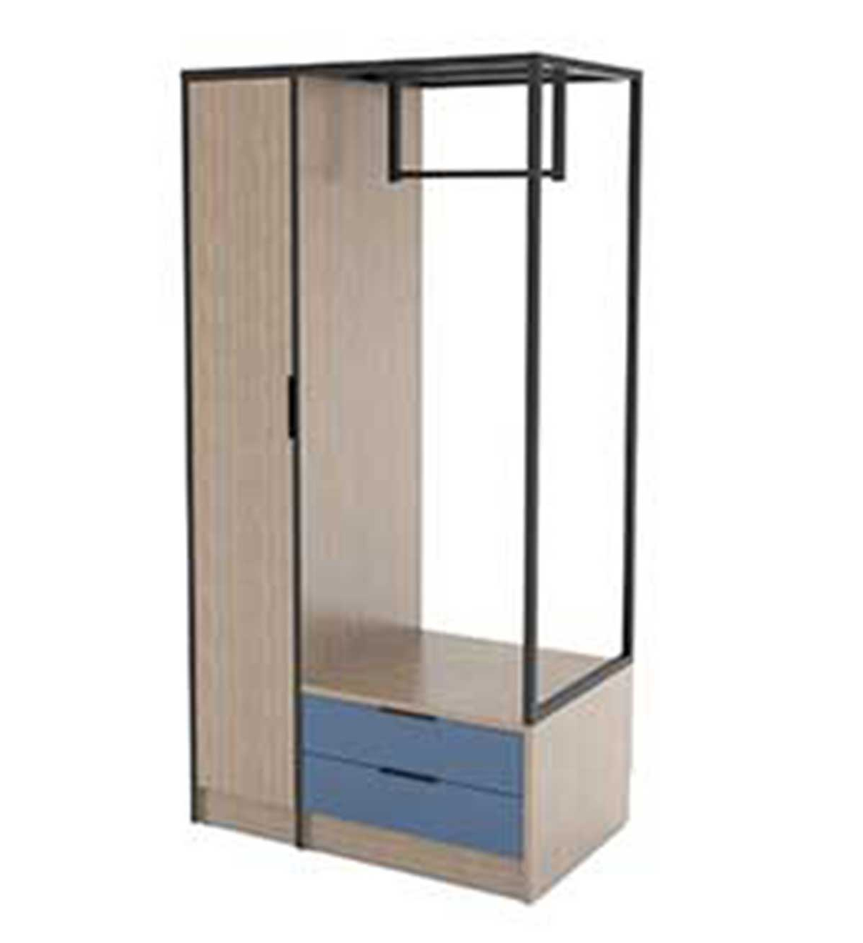 Semi open closet unit, ADA compliant for Comfort Inn and Suites