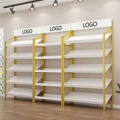 Display Shelves with Wood and Metal