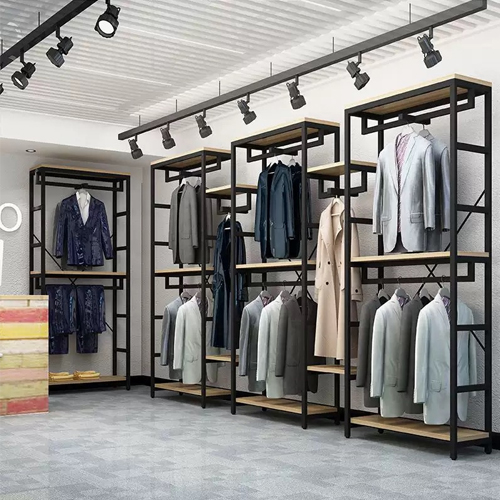 Clothing Rack and Shelves for Garment Retail Shop