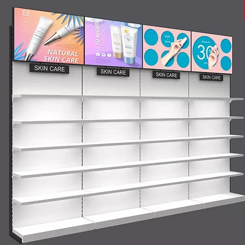 Skincare makeup display stand 
