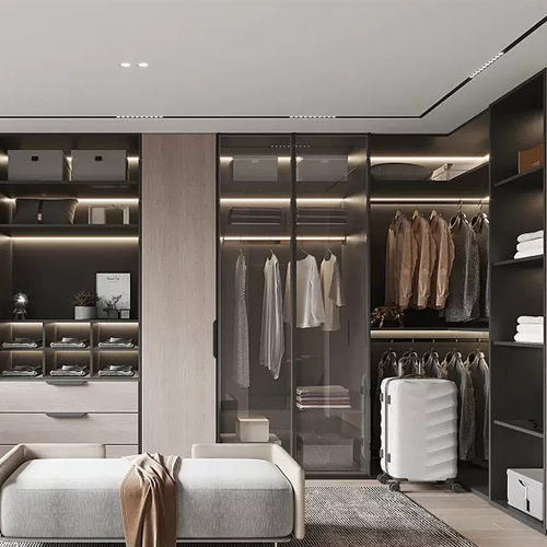 Modern Walk in Closet and Wardrobe Design and Manufacturing