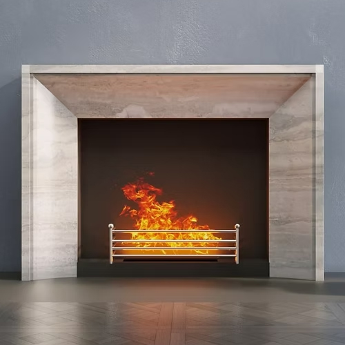 Custom Fireplace Mantels made from 2cm natural stone slabs