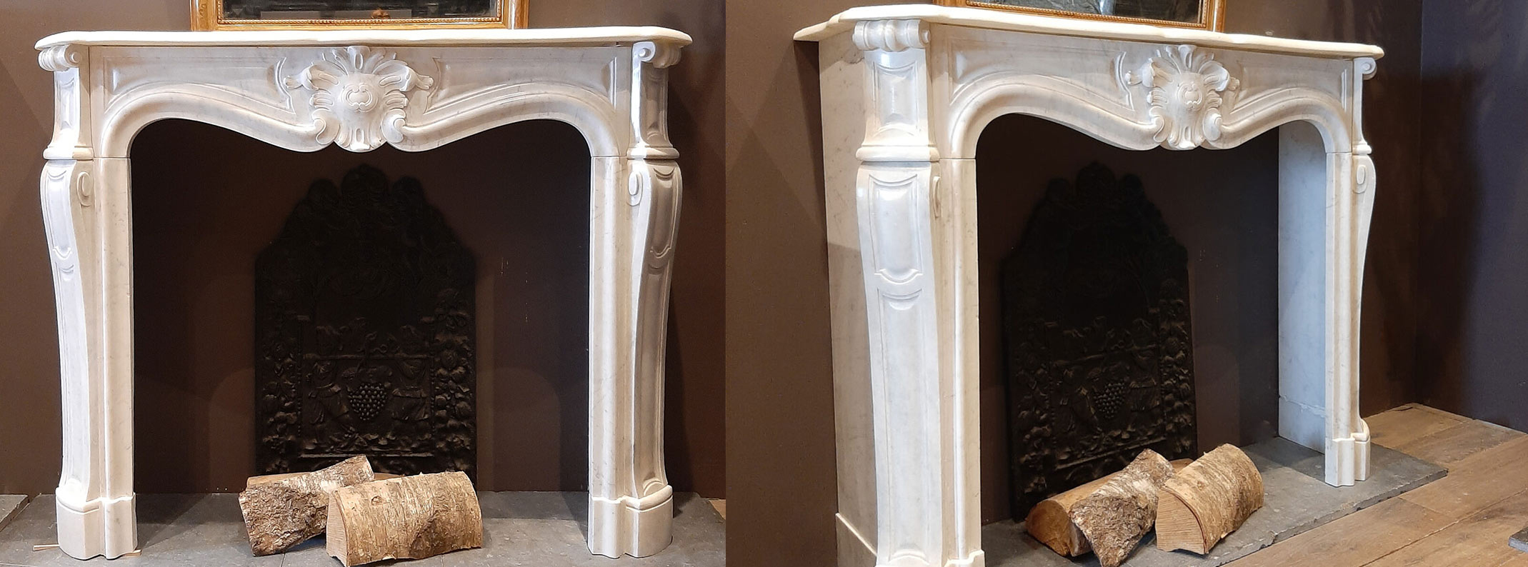 Marble  Fireplace Mantel