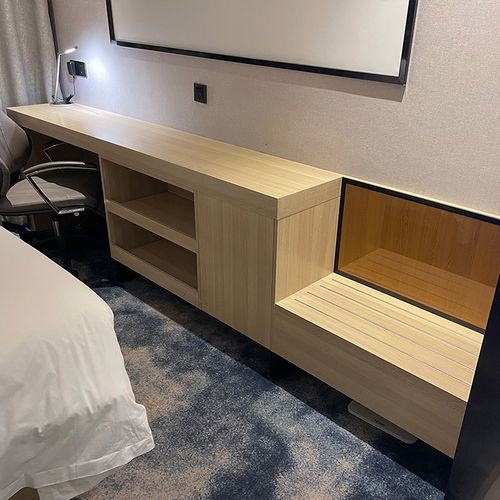 Hotel Working Desk and Cabinet