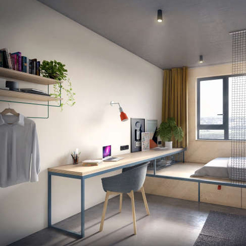 modern student dormitory furniture set