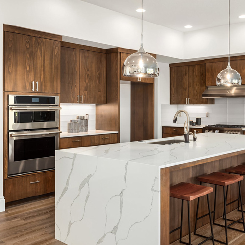 Modern European kitchen cabinetry