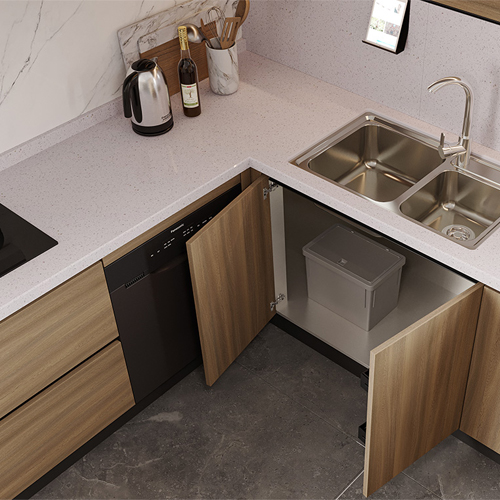 modern wooden kitchen cabinets for small apartments