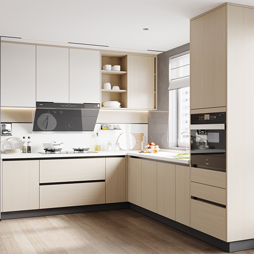 prefab wood kitchen cabinets for apartment