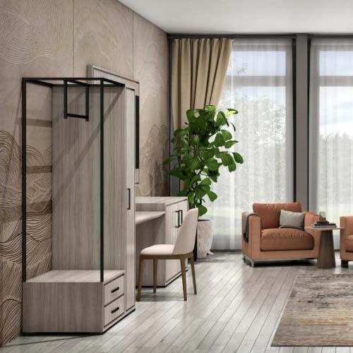 Budget hotel guest room furniture set