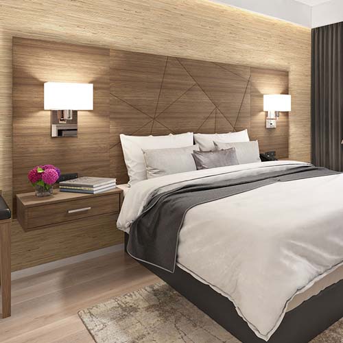 Complete guest room economic furniture solution