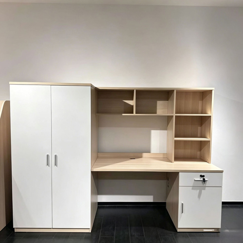 wardrobe desk bookcase combo