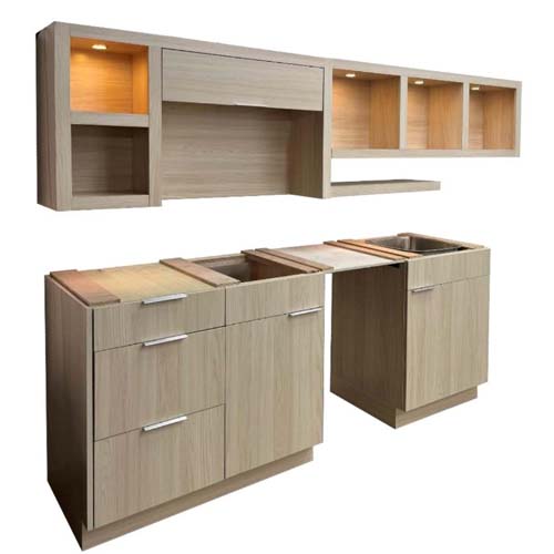 TownePlace Suites Marriott Kitchenette Base and Wall Cabinets