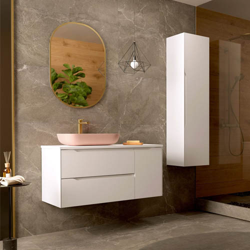 Durable hotel washbasin cabinet