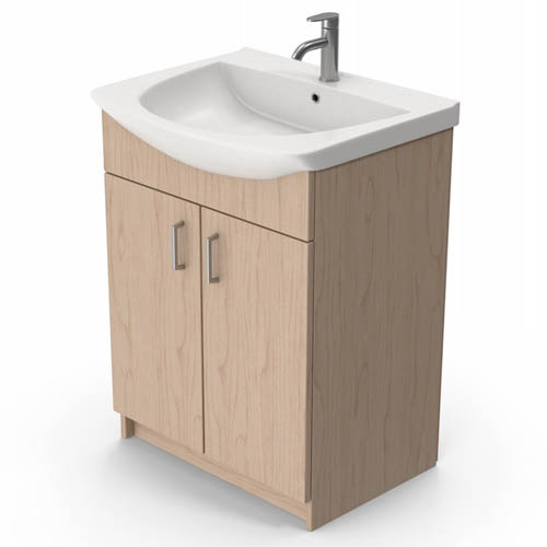 Pedestal hotel washbasin cabinet