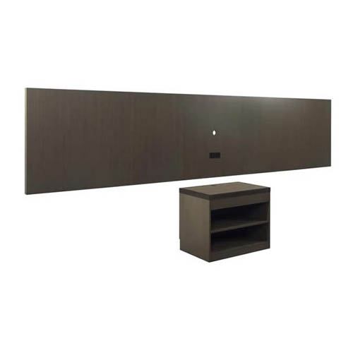 Double queen headboard and nightstand