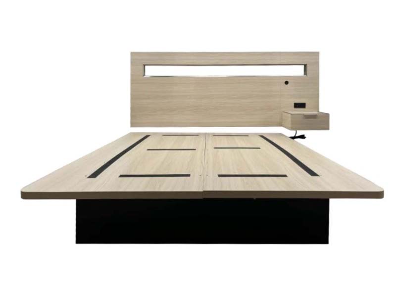 King Headboard & Nightstand & Platform Bed.jpg